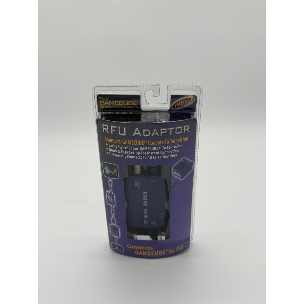 Vintage Intec Gamecube and Nintendo 64 Compatible RFU Adapter New Item# G5200